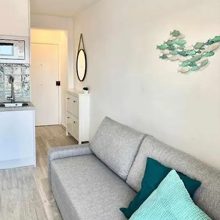 Balneario Estudio Con Terraza Y Vistas Al Mar * Малага